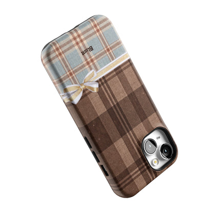 Mocha-Plaid-iphone-case-iPhone 14-4