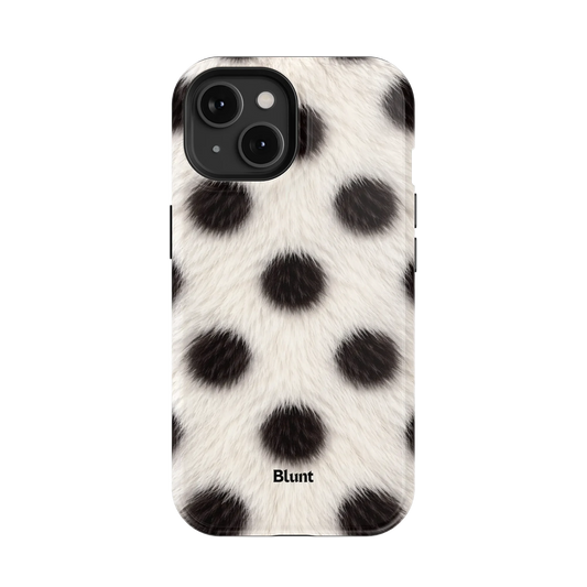 Polka Fuzz iPhone Case