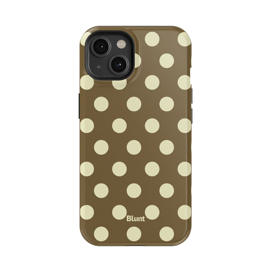 Toffee Cream Dot iPhone Case