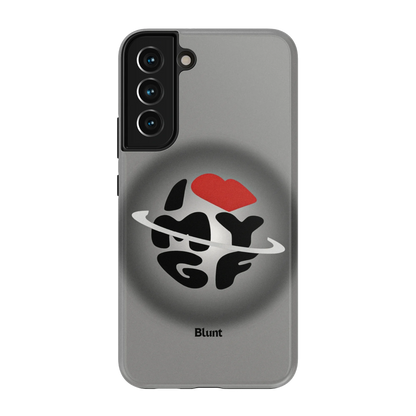 Grey Aura Girlfriend Samsung Case