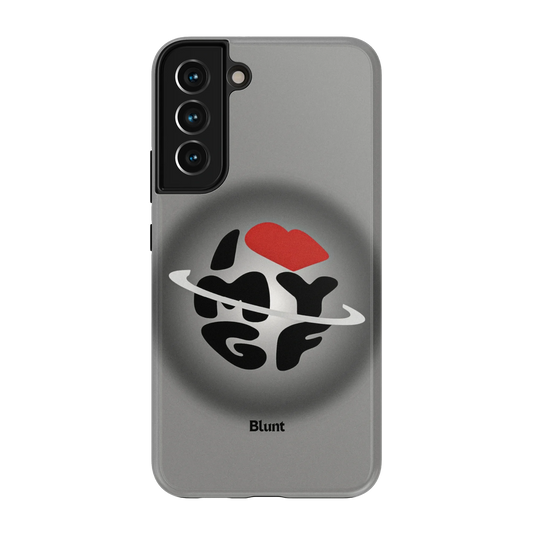 Grey Aura Girlfriend Samsung Case
