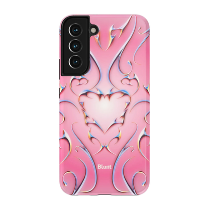 Bubble Heart Samsung Case