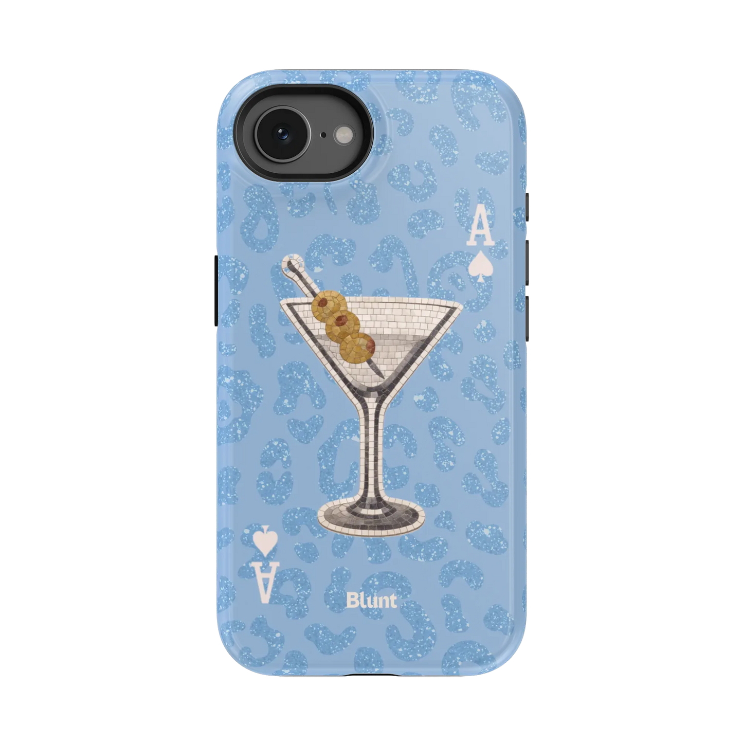 Blue Dirty Martini iPhone Case