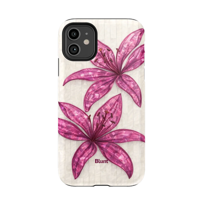 Purple-Floral-Luster-iphone-case-iPhone 11-1