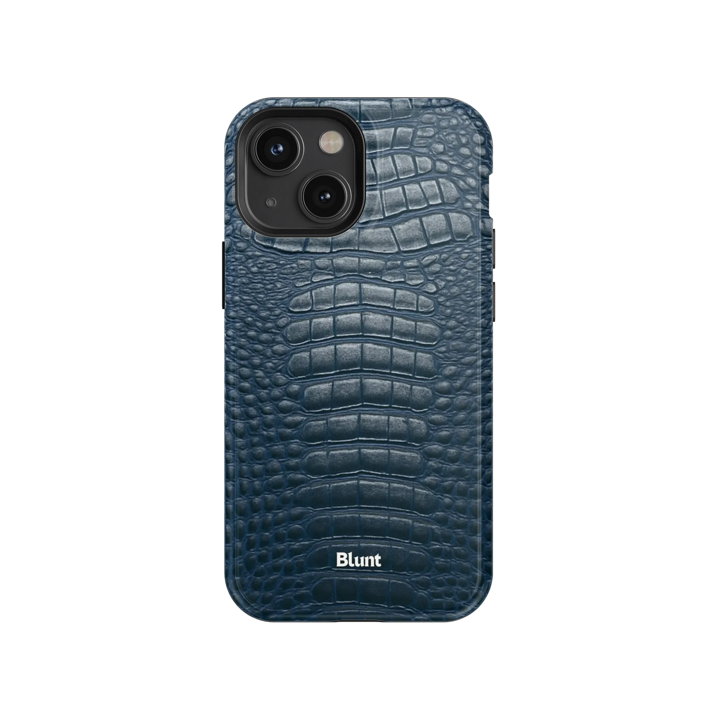 Navy Croc iPhone Case