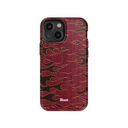 Crimson Fire iPhone Case