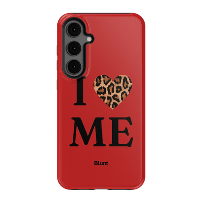 Red I Love Me Samsung Case