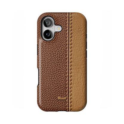 Two-Tone Walnut iPhone Case