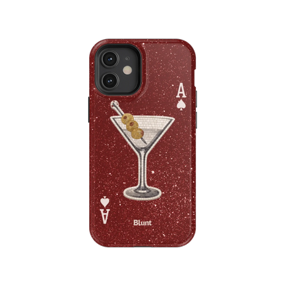 Red Dirty Martini iPhone Case