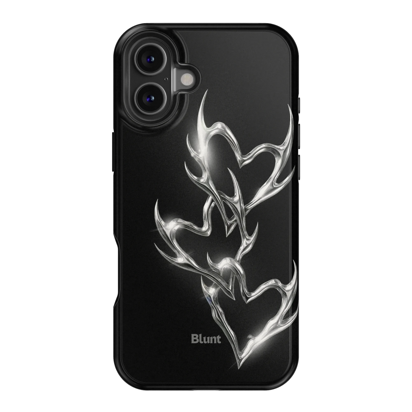 Chrome Flame iPhone Case
