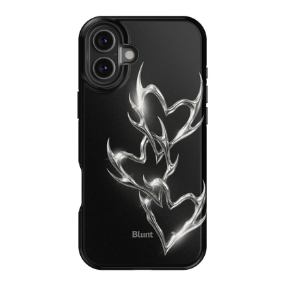 Chrome Flame iPhone Case