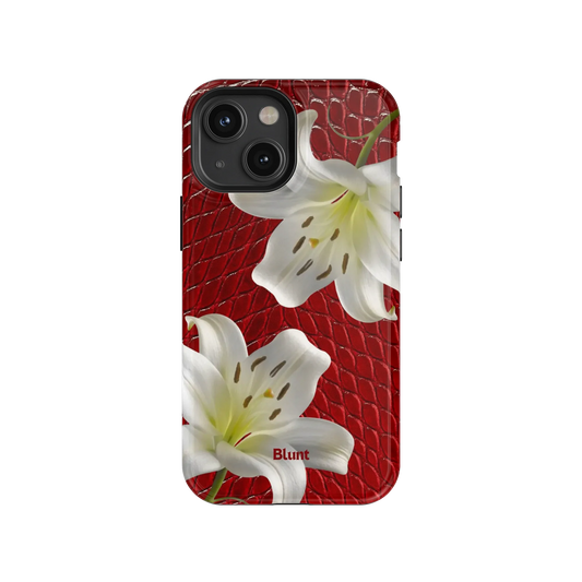 Crimson Lily iPhone Case