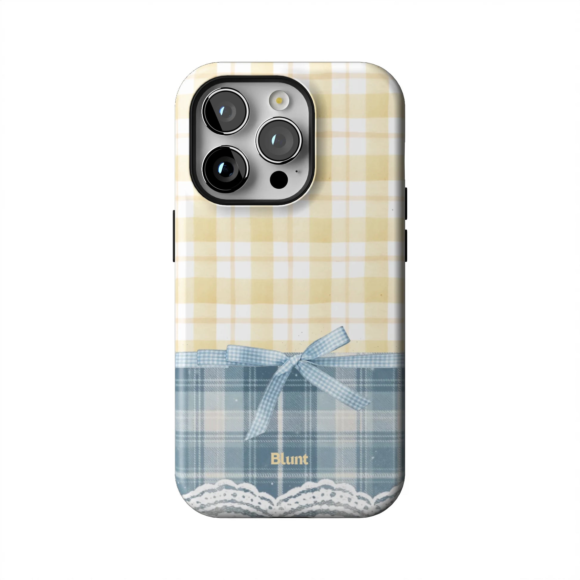 Blue-Lemonplaid-iphone-case-iPhone 14 Pro-1