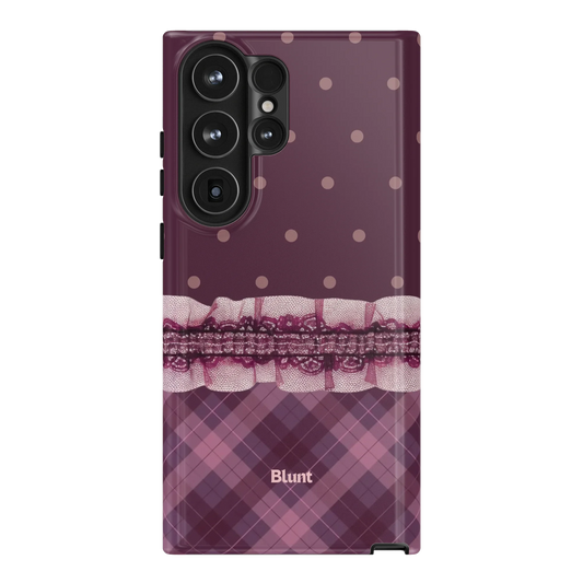 Lilac-Lattice-samsung-case-S23 Ultra-1