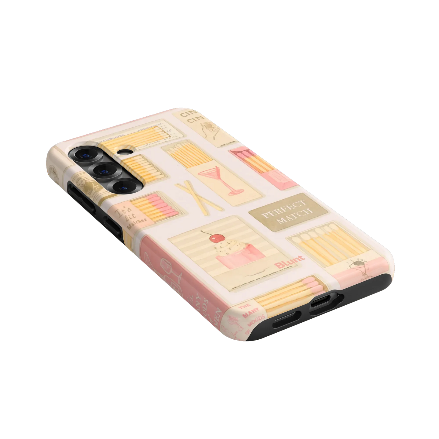 Pink Match Samsung Case