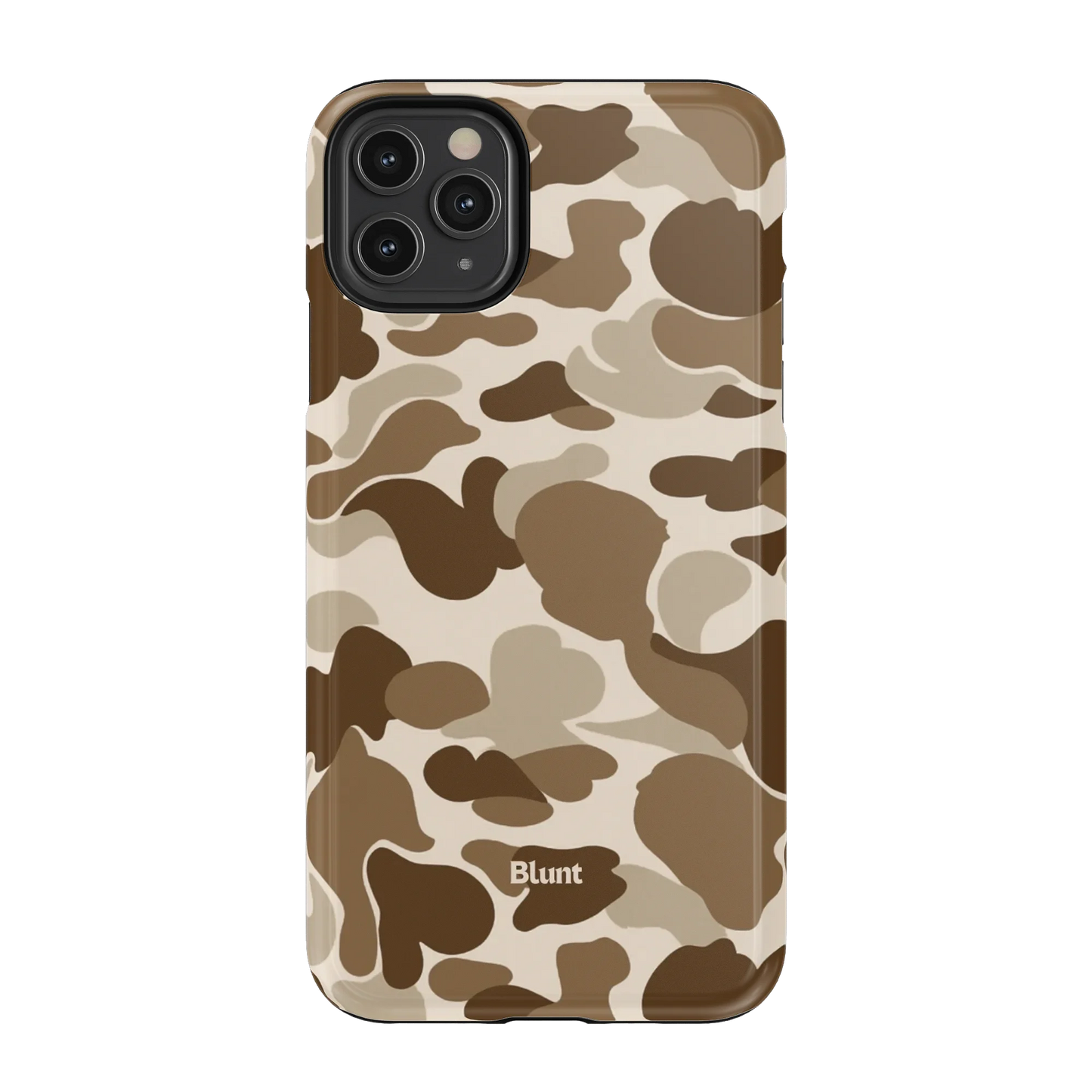 Brown Camo iPhone Case
