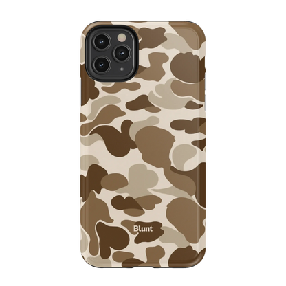 Brown Camo iPhone Case