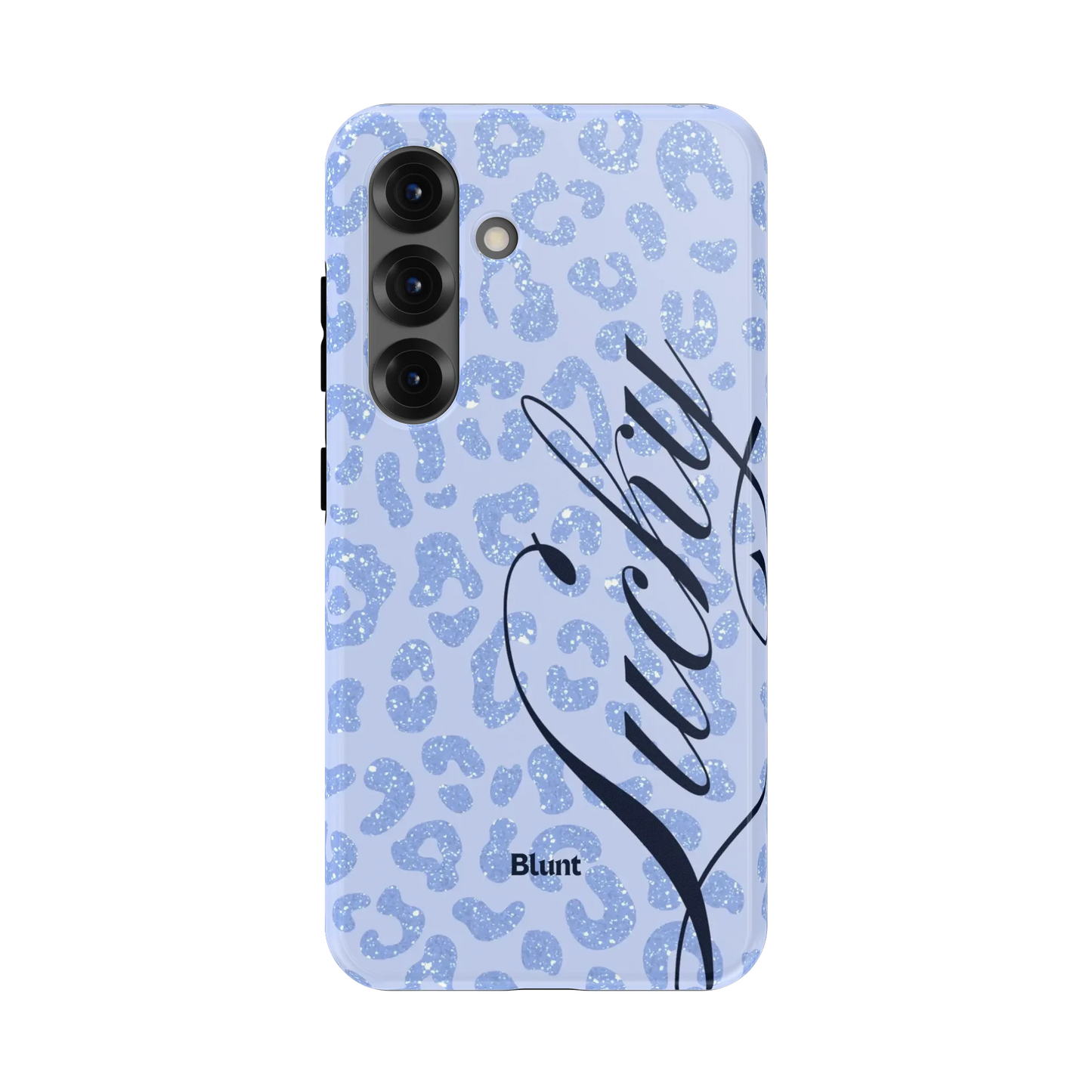 Blue Cheetah Lucky Samsung Case