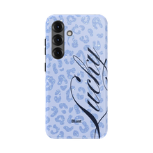 Blue Cheetah Lucky Samsung Case