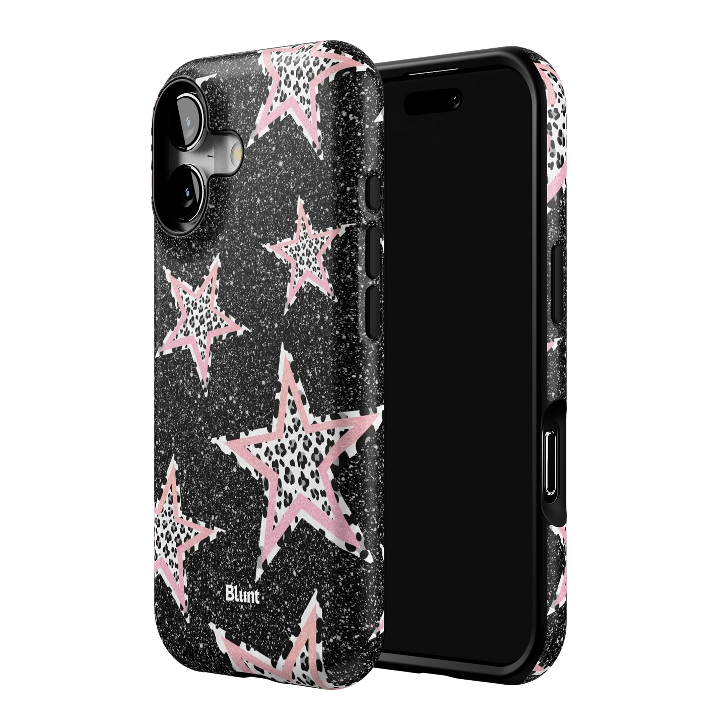 Pink Zebra Stars iPhone Case