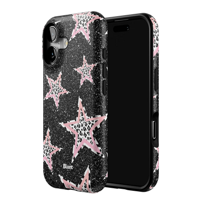 Pink Zebra Stars iPhone Case