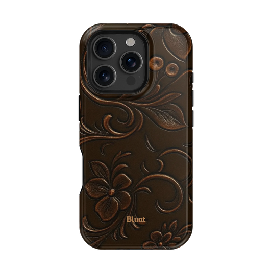 Tooled Leather iPhone Case