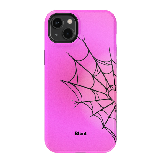 Pink Web iPhone Case