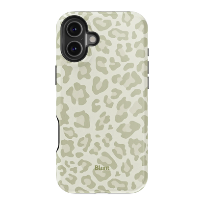 Sage Leopard iPhone Case