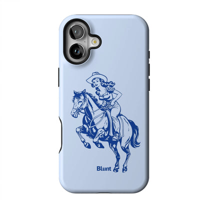 Blue-Lasso-Lady-iphone-case-iPhone 16 Plus-1