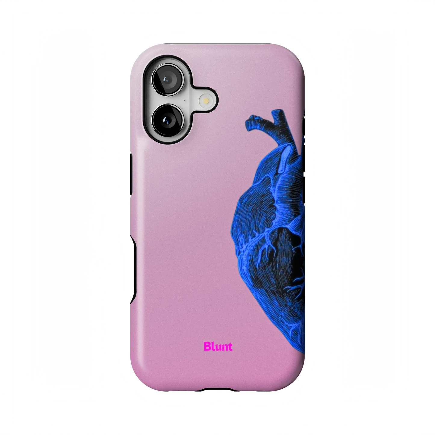 Anatomy Heart Blue iPhone Case