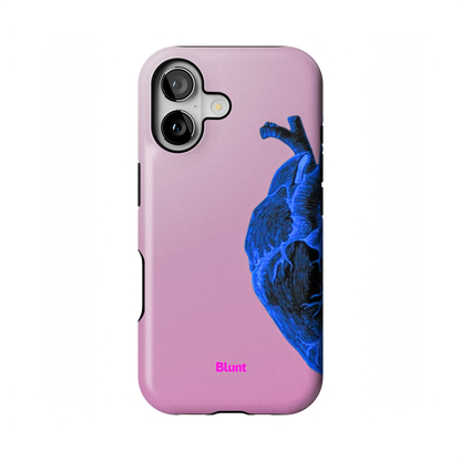Anatomy Heart Blue iPhone Case