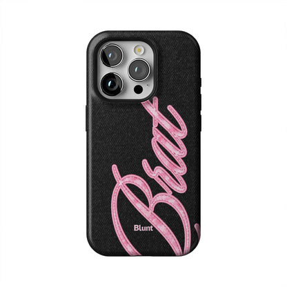 Pink-Brat-iphone-case-iPhone 15 Pro-1