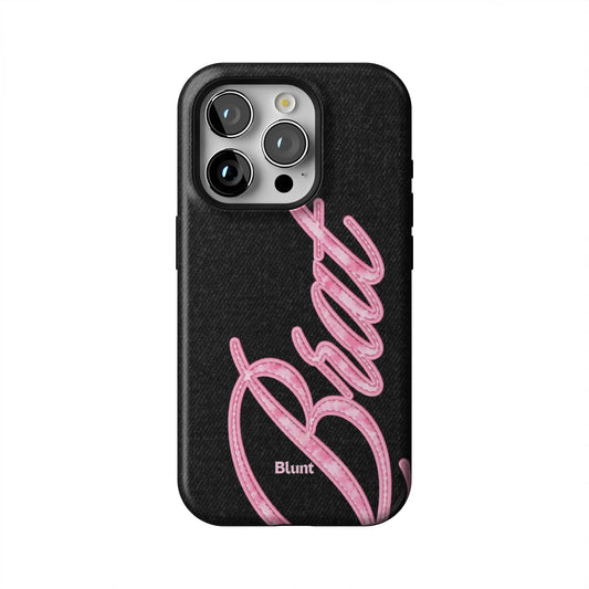 Pink-Brat-iphone-case-iPhone 15 Pro-1
