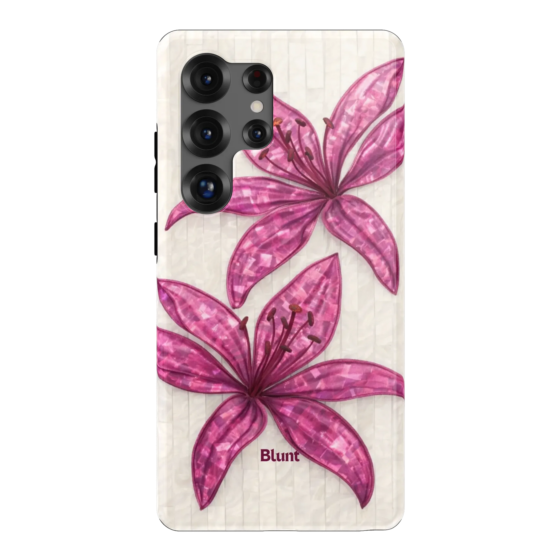 Purple-Floral-Luster-samsung-case-S25 Ultra-1
