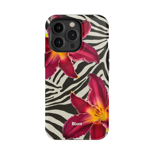 Zebra Lily iPhone Case