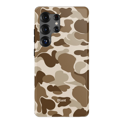 Brown Camo Samsung Case