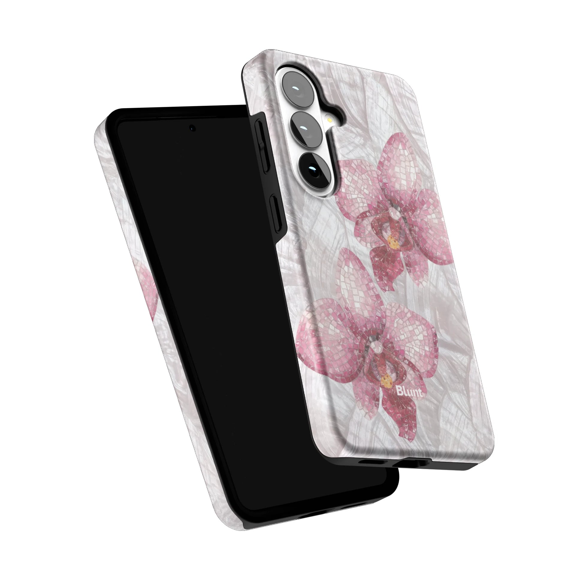 Pink-Mosaic-Orchids-samsung-case-Galaxy S26-5