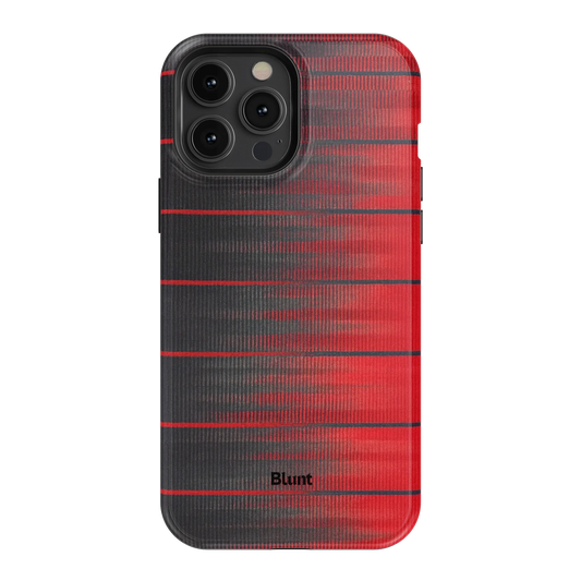 Crimson Stripe iPhone Case