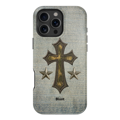 Denim Faith iPhone Case