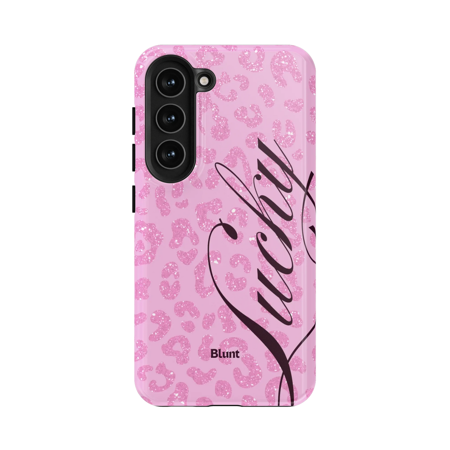 Pink Cheetah Lucky Samsung Case