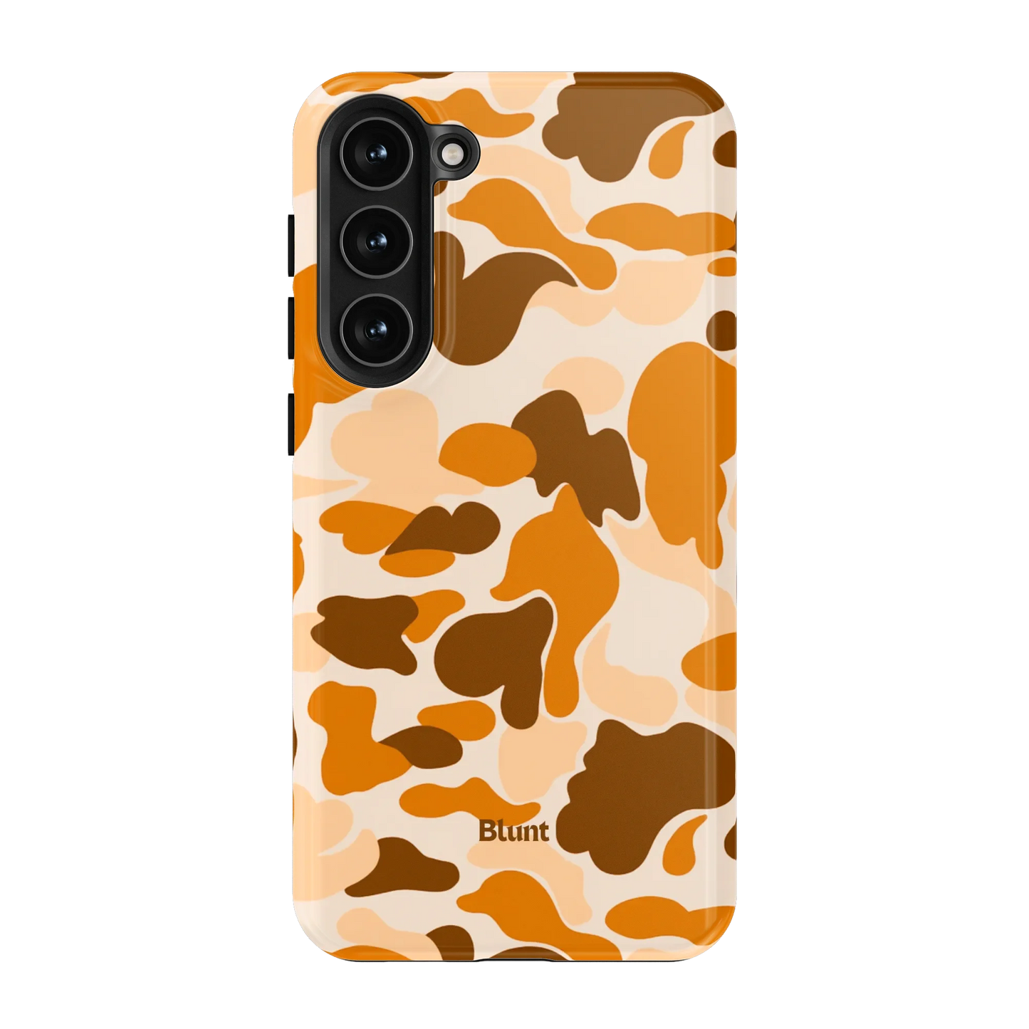 Orange Camo Samsung Case
