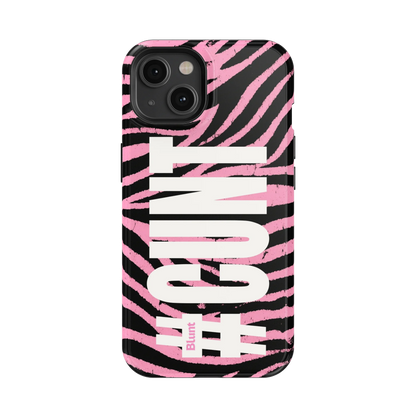 CXNT Pink Zebra iPhone Case