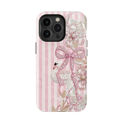 Striped Grace iPhone Case