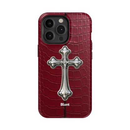Crimson Crux iPhone Case