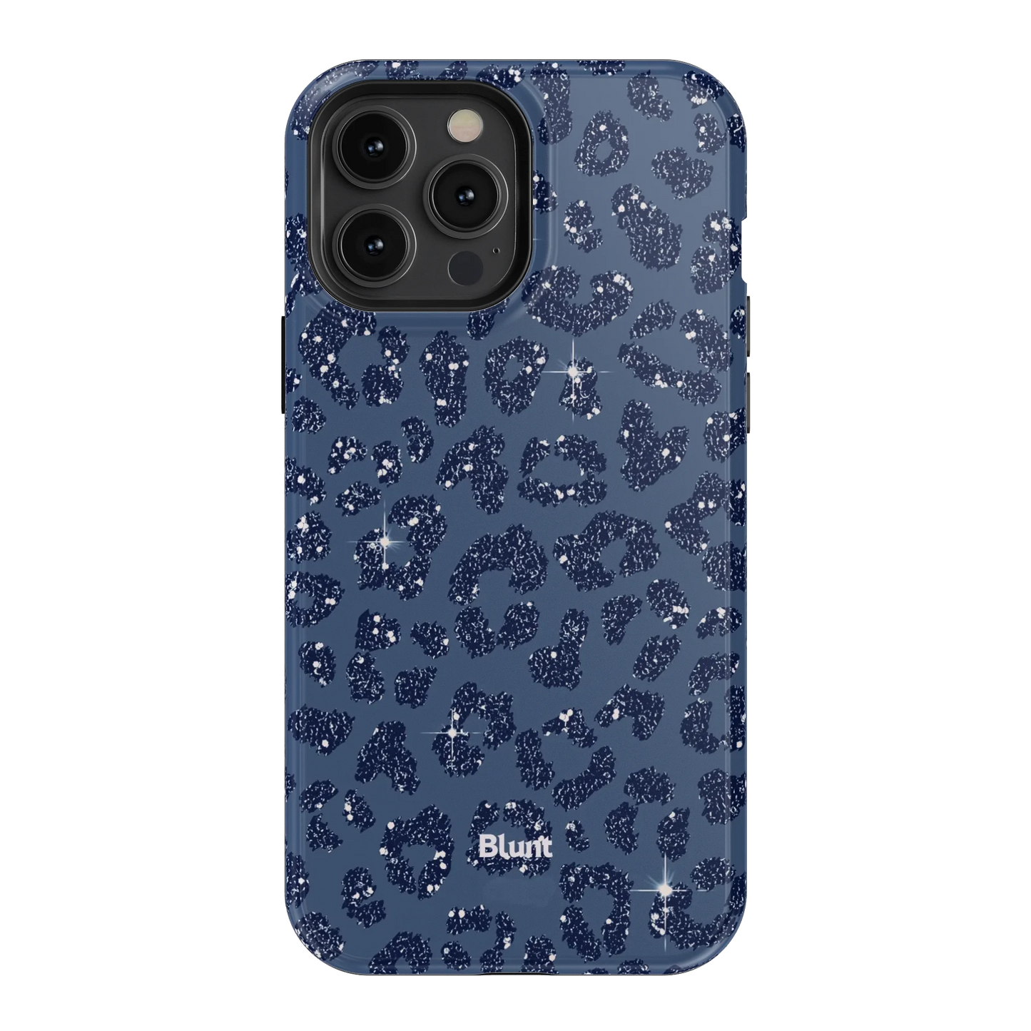 Blue Cheetah Print iPhone Case