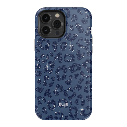 Blue Cheetah Print iPhone Case