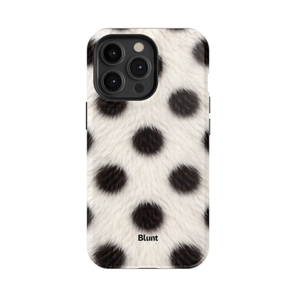 Polka Fuzz iPhone Case