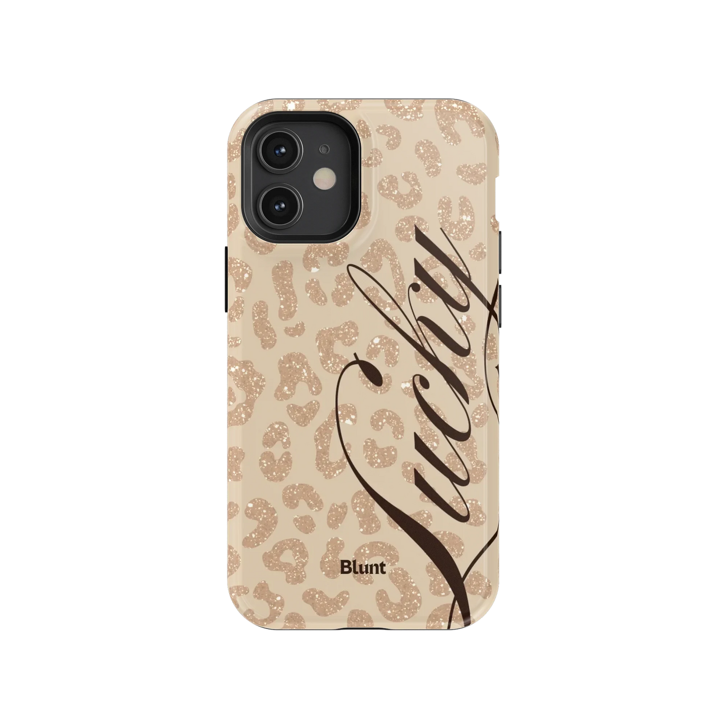 Cream Cheetah Lucky iPhone Case