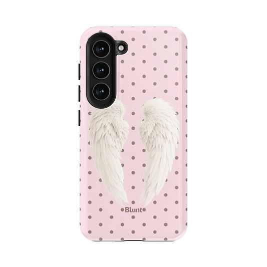 Pink Polka Wing Samsung Case