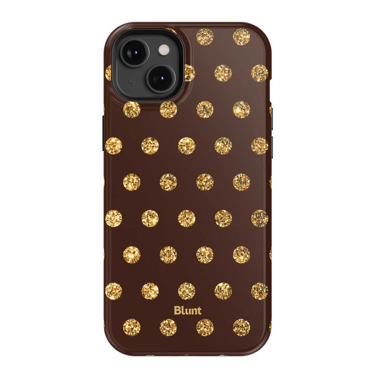 Gold Polka iPhone Case